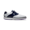 FootJoy Traditions SL White/Navy/Purple Ladies Shoe