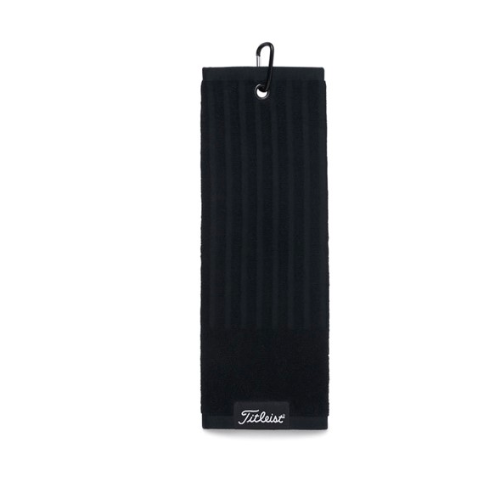 Titleist Tri-Fold Cart Black Towel