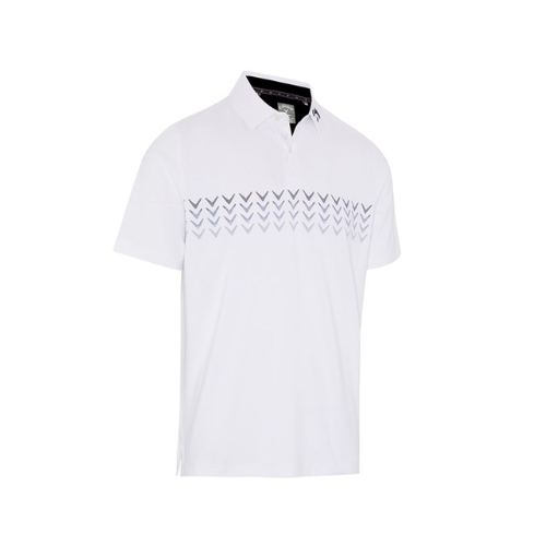 Callaway Mens Chev Block Polo Shirt - White