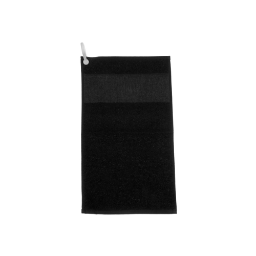 Plain Golf Towel - Black