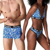 G-String | Soft Cotton | Blue Florals