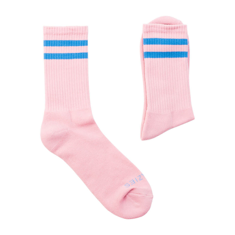 Socks - Pink & Royal Blue