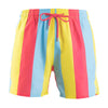 Swim Shorts - Stripes | Coral, Yellow & Baby Blue