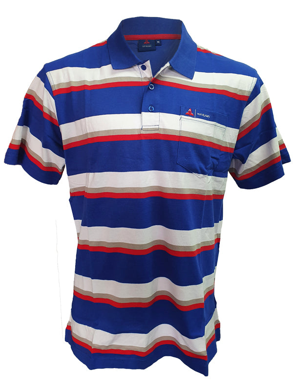 Golf Shirt Mens Western Province Embroidered Blue