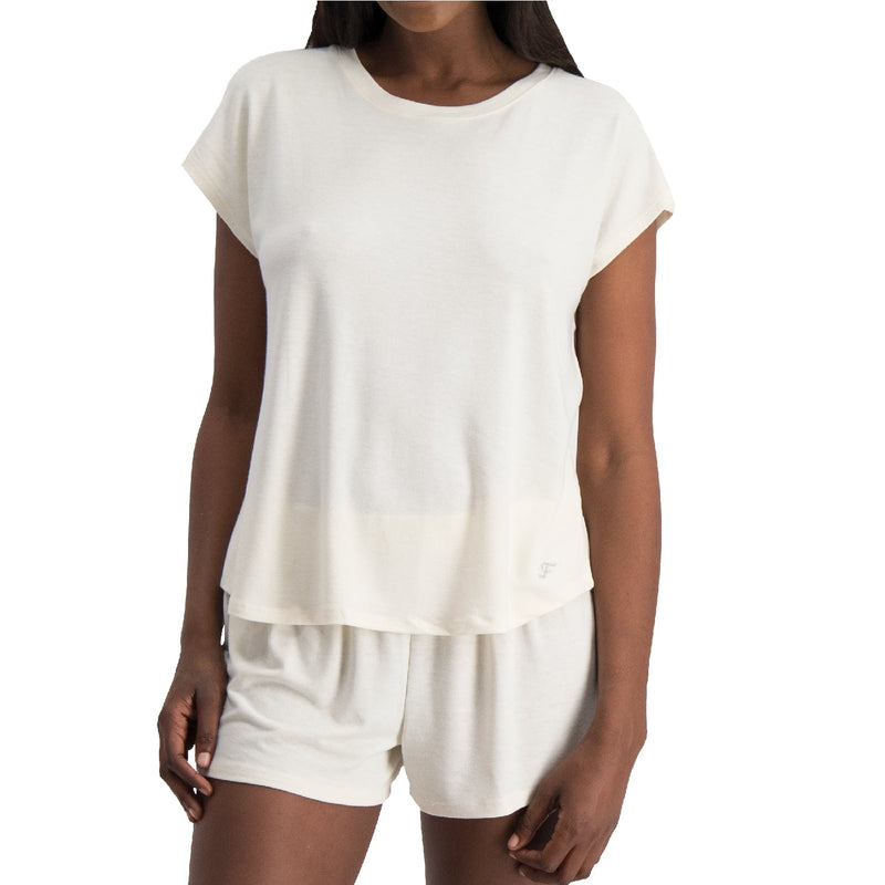 Loose Fit Tee | Super Soft Viscose | Ivory