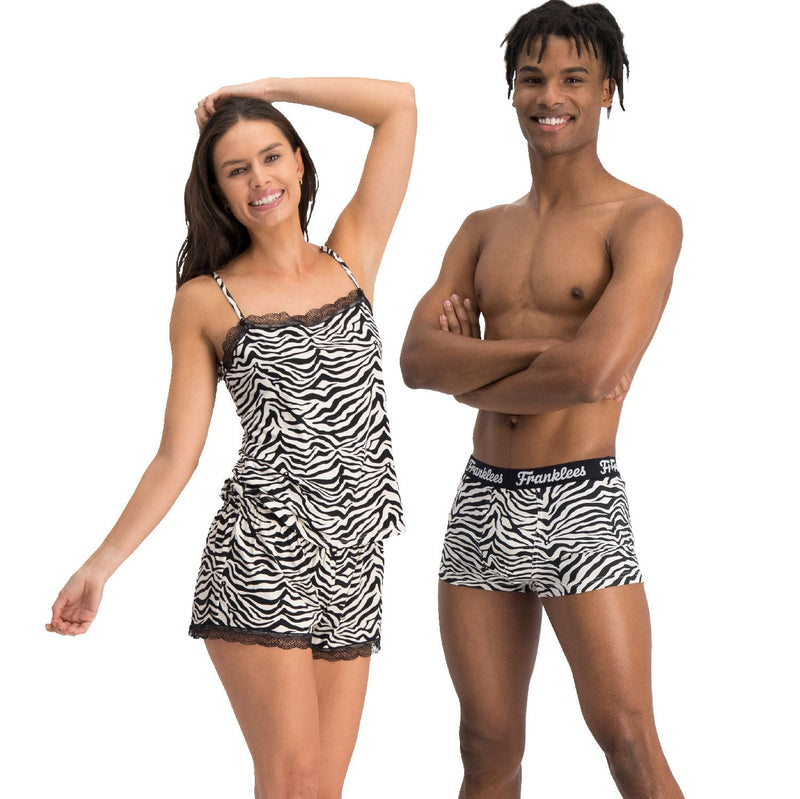 Sleep Shorts | Super Soft Viscose | Zebra
