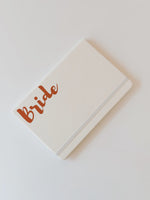 Stationery - Journal A5 - White (Bride)