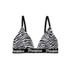 Triangle Bra | Soft Cotton | Zebra