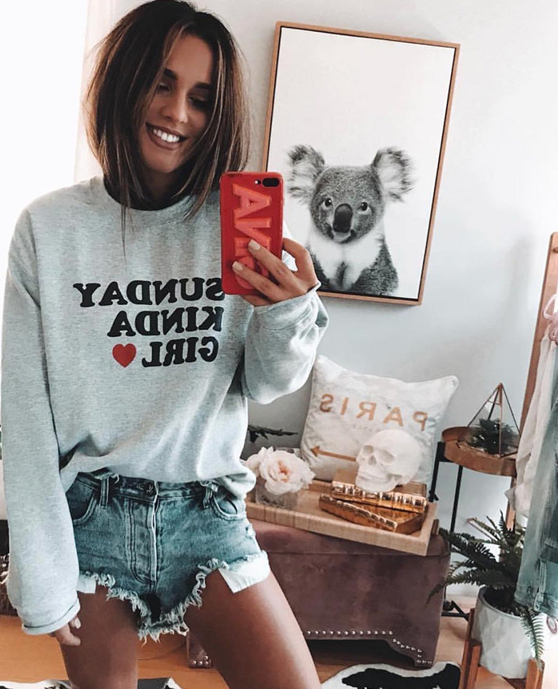 Sunday Kinda Girl Sweatshirt