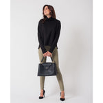 Faux Leather Leggings | Olive