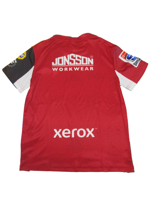 Fan Tee Kids Lions Super Rugby Home 2020 Red